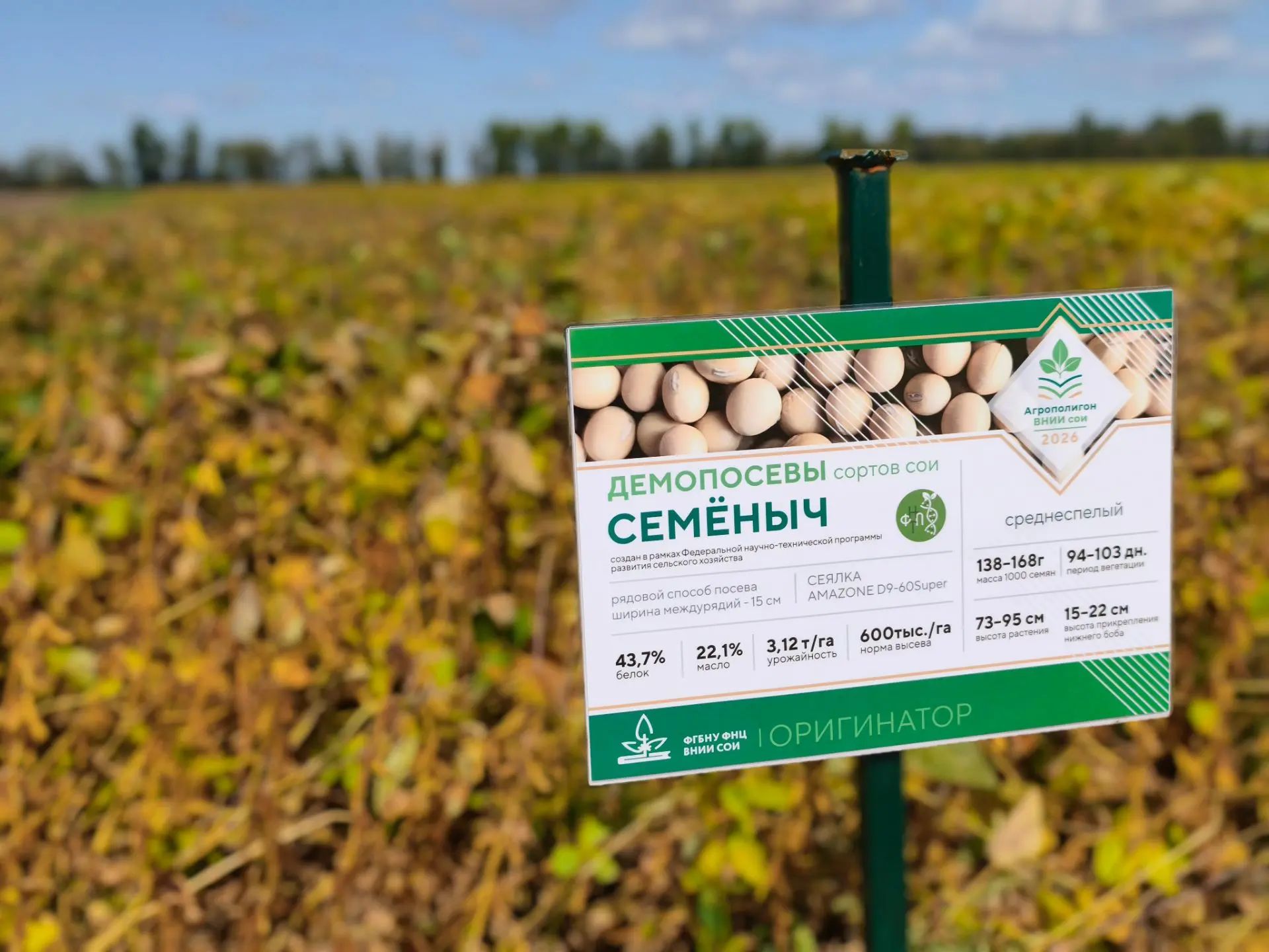 ВНИИ сои представил сортовые новинки на «АмурАгроФоруме-2026». Главный агропромышленный форум региона стартовал сегодня в селе Садовое.