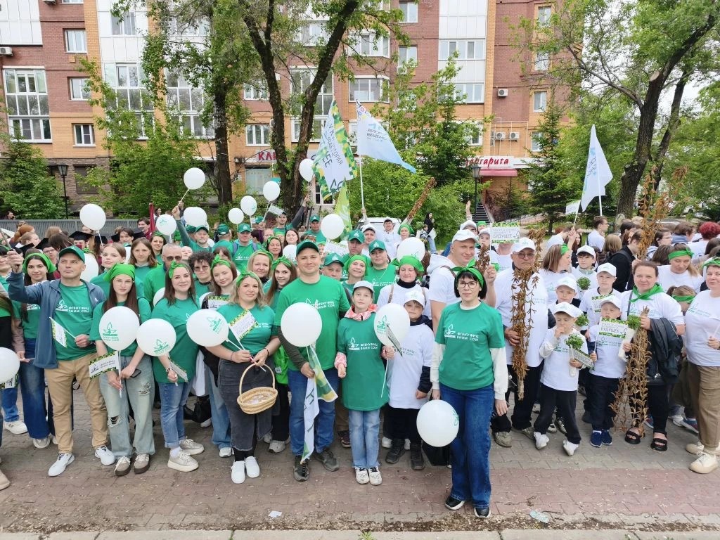 ВНИИ сои принял участие в праздничном шествии в честь 170-летия Благовещенска!